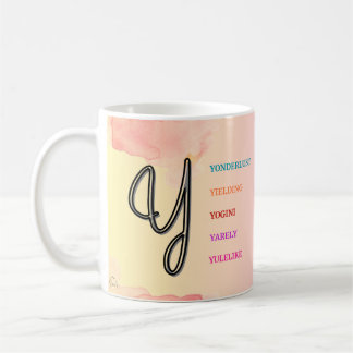 Caneca De Café Mug inicial "Y" (11oz)
