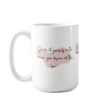 "Mug Inspiracional para Autoamor e Positividade"