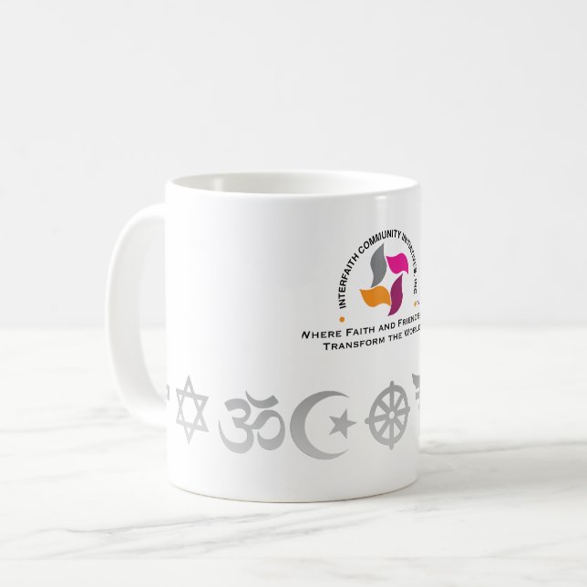 Caneca De Café Mug Interreligioso (Frente Esquerda)