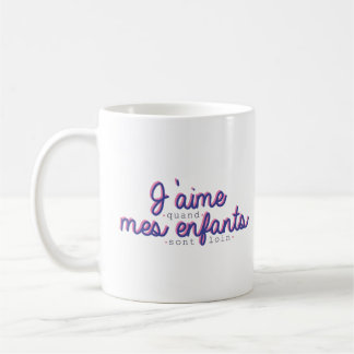 Caneca De Café Mug J'aime mes enfants