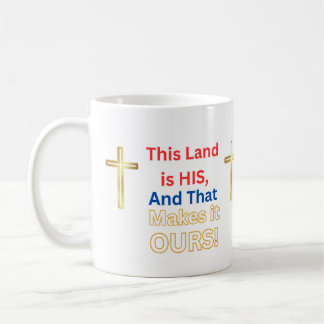 Caneca De Café Mug Jesus Esta Terra é Sua e que a torna nossa