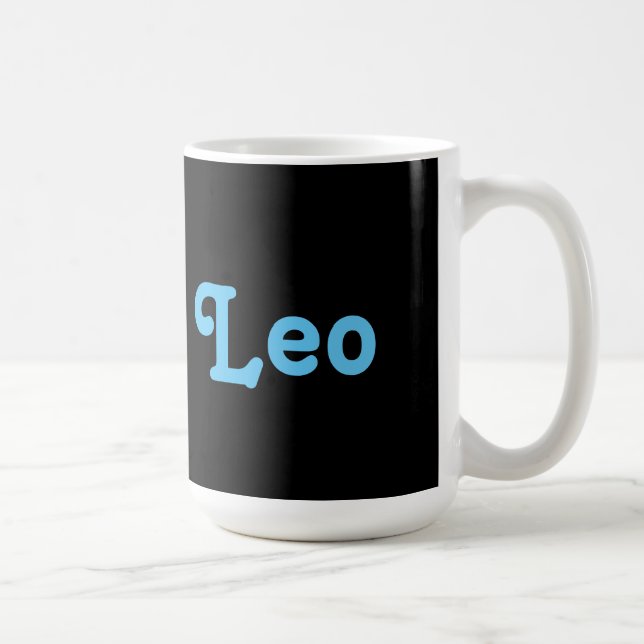 Caneca De Café Mug Leo (Direita)