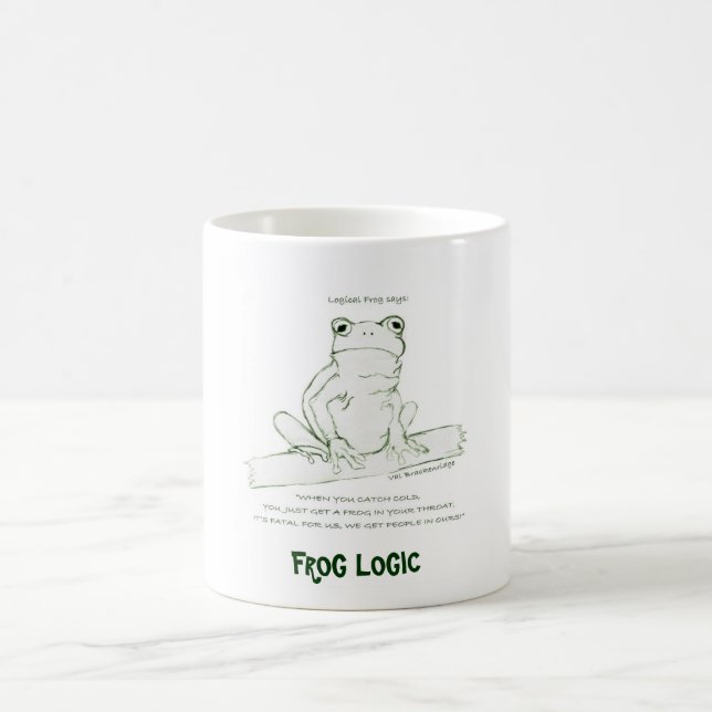 Caneca De Café Mug "LÓGICO SAPO" (Centro)