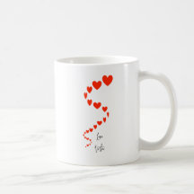 Mug "Love Vortex": design de ambos os lados