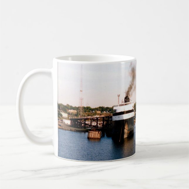 Caneca De Café Mug Ludington Ferries (Esquerda)