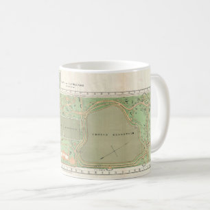 Caneca De Café Mug Map Map 1870 Central Park