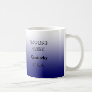 Caneca De Café Mug - Mapa do Estado do Kentucky com City