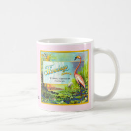 Caneca De Café Mug - Marca Flamingo - Etiquetas de taxa de Fruta