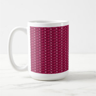 Caneca De Café Mug Maroon Glitter