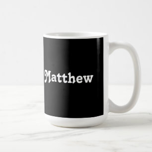 Caneca De Café Mug Matthew