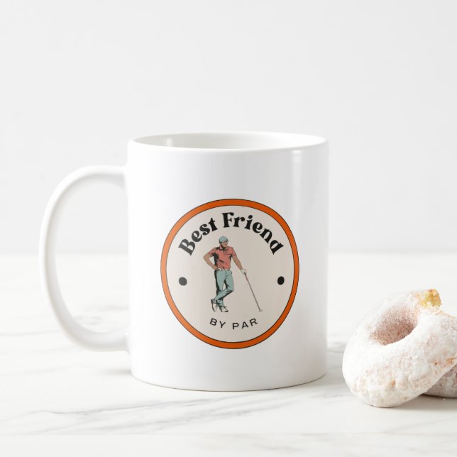 Caneca De Café Mug - Melhor Amigo por Par (Com Donut)