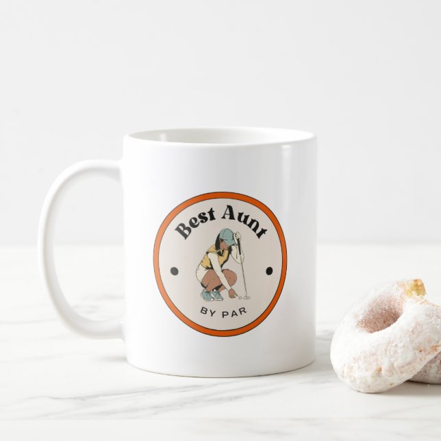 Caneca De Café Mug - Melhor Tia por Par (Com Donut)