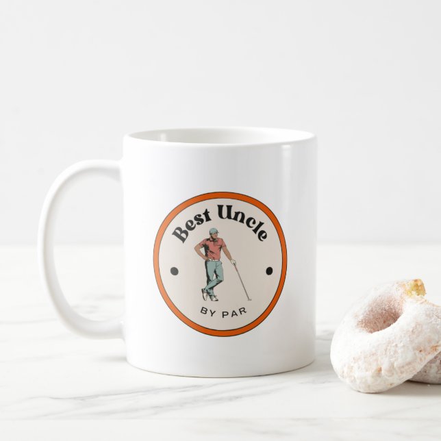 Caneca De Café Mug - Melhor Tio de Par (Com Donut)
