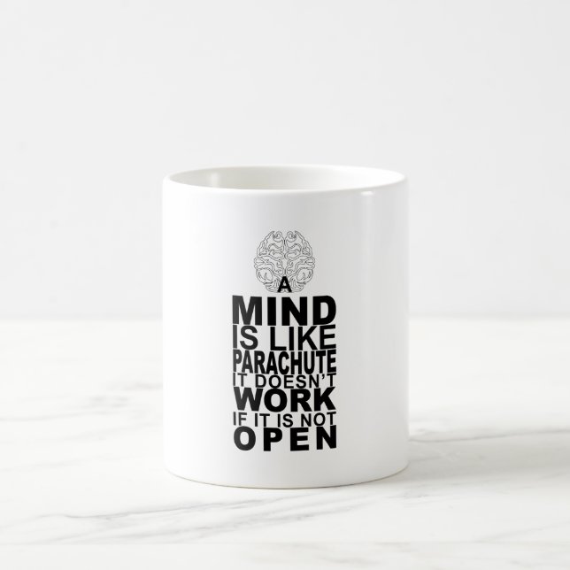 Caneca De Café Mug Mind is like parachute (Centro)