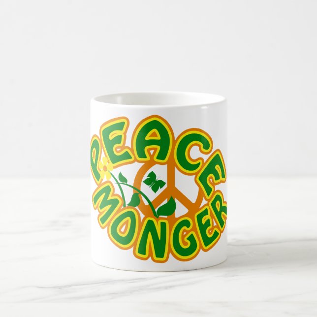 Caneca De Café Mug Monger da Paz - escolha estilo e cor (Centro)