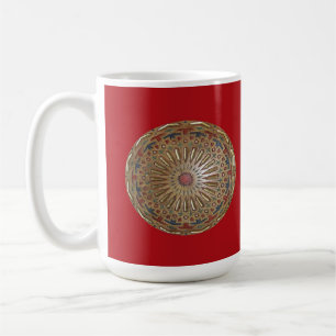 Caneca De Café Mug Morrocon Beauty on Red