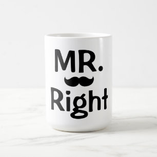 Caneca De Café Mug/Mr endireitam com bigode
