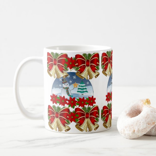 Caneca De Café Mug Natal (Com Donut)