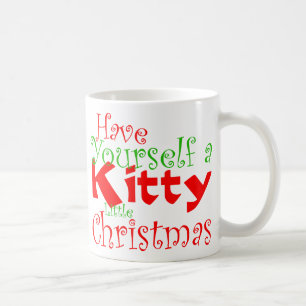 Caneca De Café Mug Natal gatinho