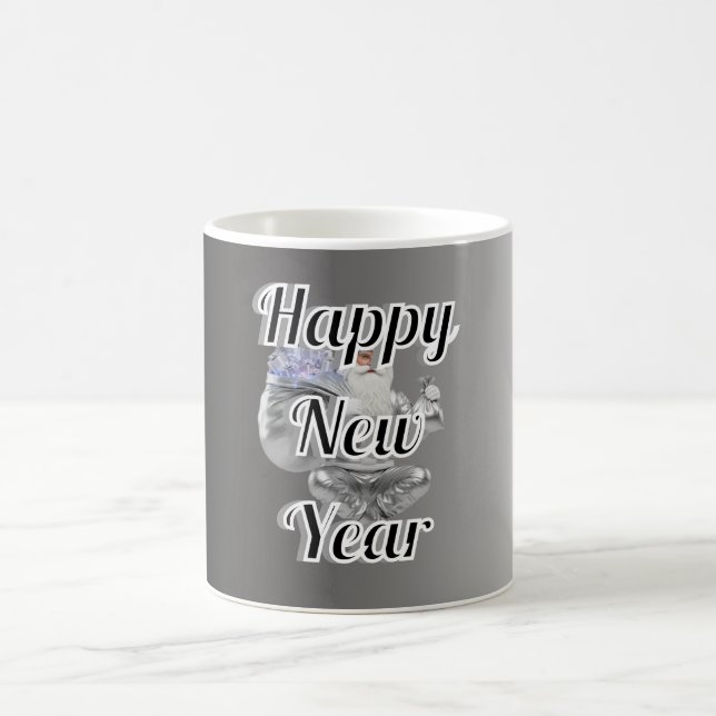 Caneca De Café Mug New Year with Happy party  (Centro)
