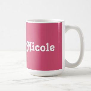 Caneca De Café Mug Nicole