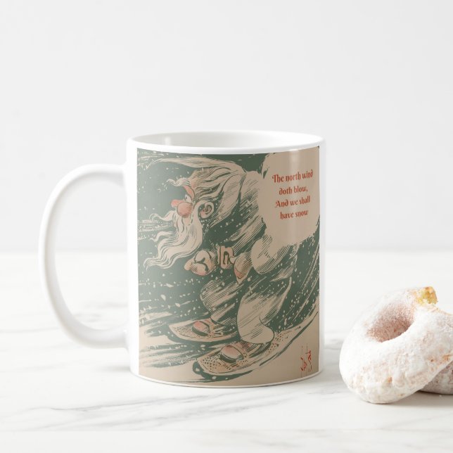 Caneca De Café Mug, North Wind (Com Donut)
