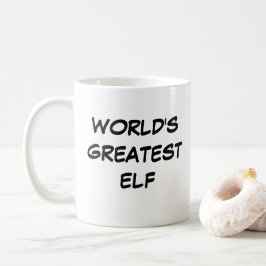 Caneca De Café Mug "O Maior Elfo do Mundo"