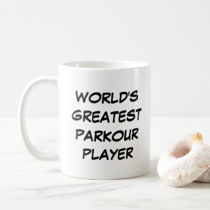 Caneca De Café Mug "O Maior Jogador de Parkour do Mundo"