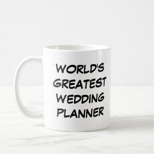 Caneca De Café Mug "O Maior Planner de Casamento do Mundo"