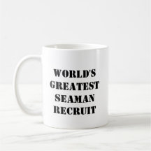 Mug "O Maior Recruta de Seaman do Mundo"