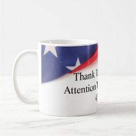 Caneca De Café Mug - Obrigado Pela Sua Atenção A Esta Questão