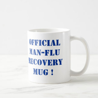CANECA DE CAFÉ MUG OFICIAL DE RECUPERAÇÃO DE GRIPE-HOMEM!