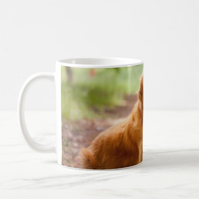Caneca De Café Mug Ouro Retriever Love - Cute Pet Owt Gift (Esquerda)