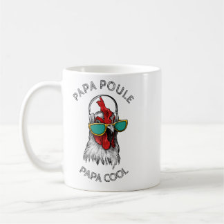 Caneca De Café Mug papa poule papa cool, cadeau pour super papa