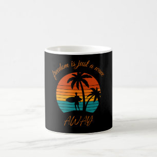 Caneca De Café Mug para amante de surf