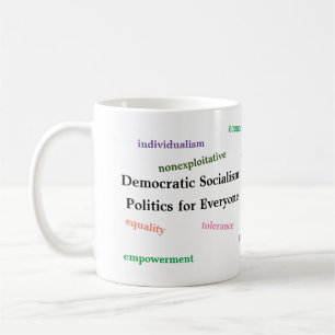 Caneca De Café Mug para Democrata Socialista