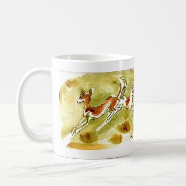 Caneca De Café Mug para Ibizan Hound Lovers (Esquerda)