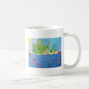 Caneca De Café Mug Pequeno Surfista