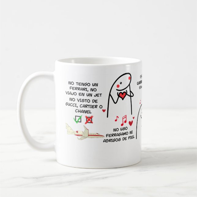 Caneca De Café Mug "Pero Te Quiero" - Un regalo con sentimiento (Esquerda)