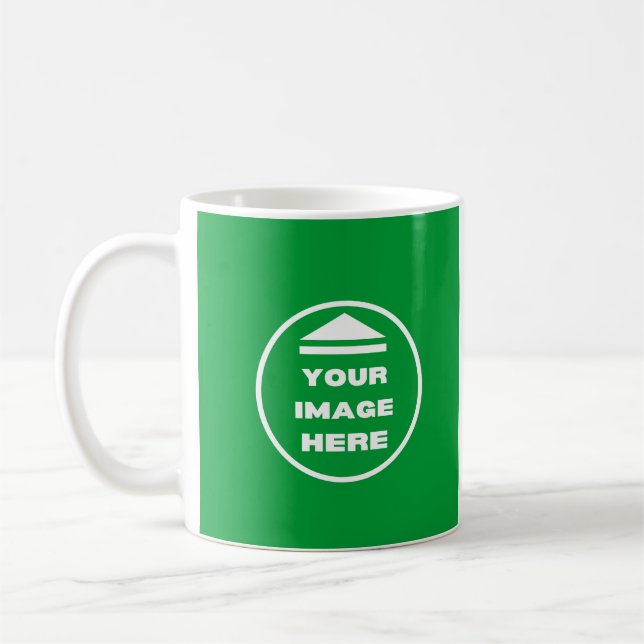Caneca De Café Mug - Personalizado - Adicionar Imagem / Texto (Esquerda)