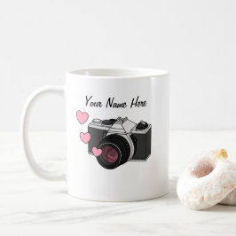 Caneca De Café Mug Personalizado De Casamento De Fotógrafo Da Câm