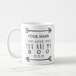 Caneca De Café Mug personalizado de Halloween - Boo