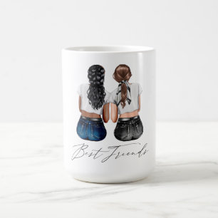 Caneca De Café Mug Personalizado de Melhores Amigos