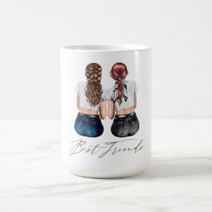 Caneca De Café Mug Personalizado de Melhores Amigos