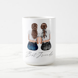 Caneca De Café Mug Personalizado de Melhores Amigos