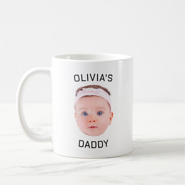 Caneca De Café Mug Personalizado De Rosto, Cama De Bebê Personali (Esquerda)
