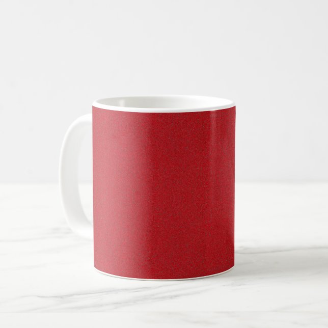 Caneca De Café Mug Personalizado De Tomato Vermelho Texturizado (Frente Esquerda)