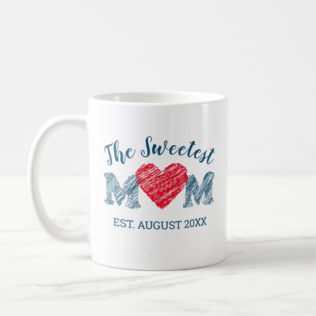 Caneca De Café Mug personalizado para a mãe (Esquerda)