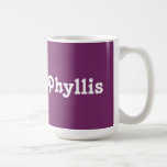 Caneca De Café Mug Phyllis<br><div class="desc">Mug Phyllis</div>