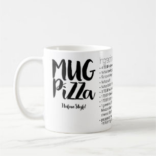 Caneca De Café Mug Pizza Recipe Mug